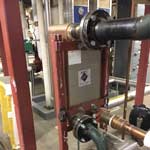 Heat exchanger installed at library of congress.